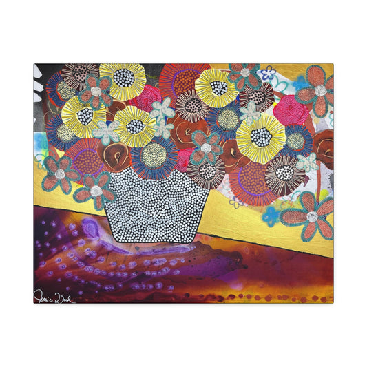 Canvas Print. Floral Still Life by Jessica Wood Artist
