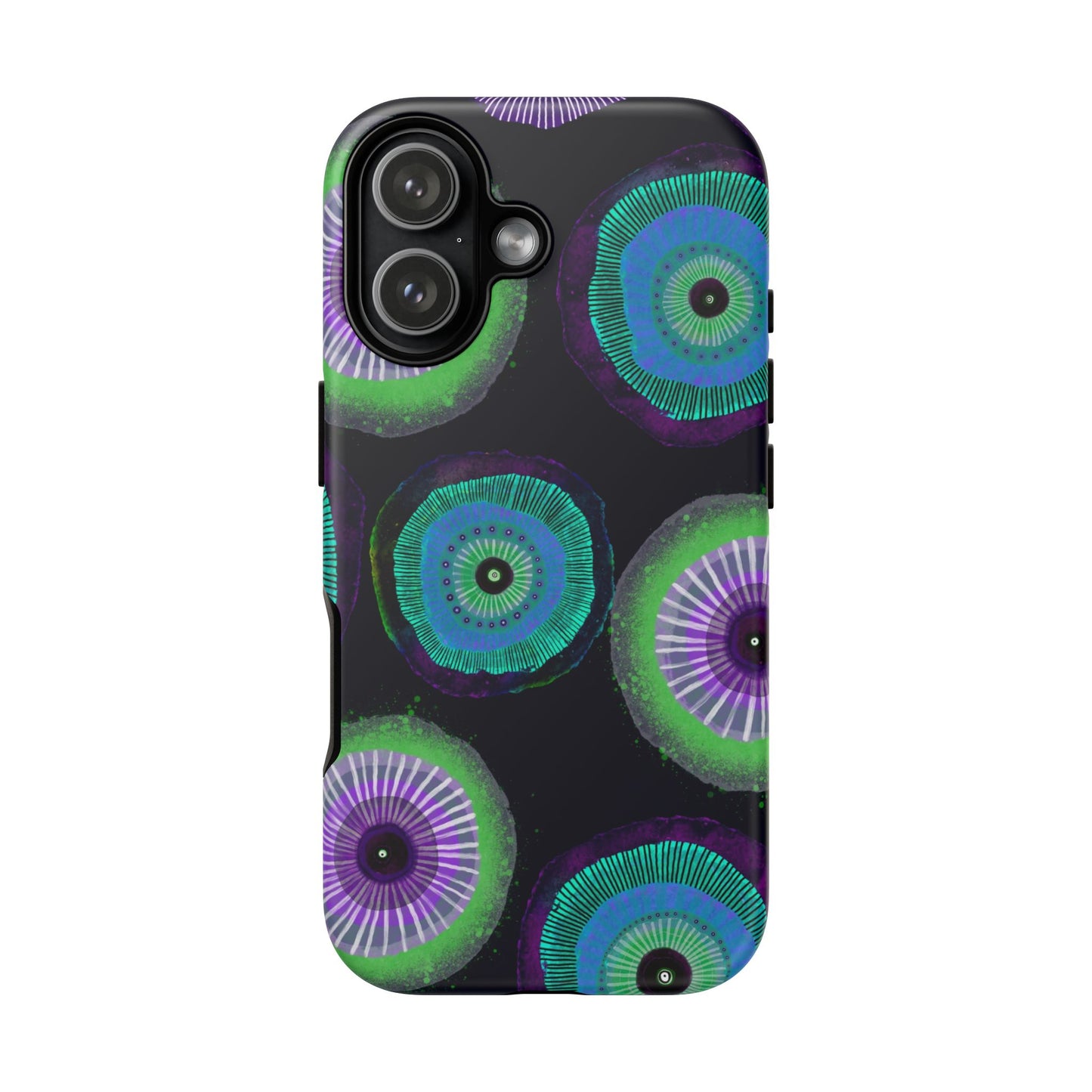 Protective Phone Case — Modern Floral Abstract Design