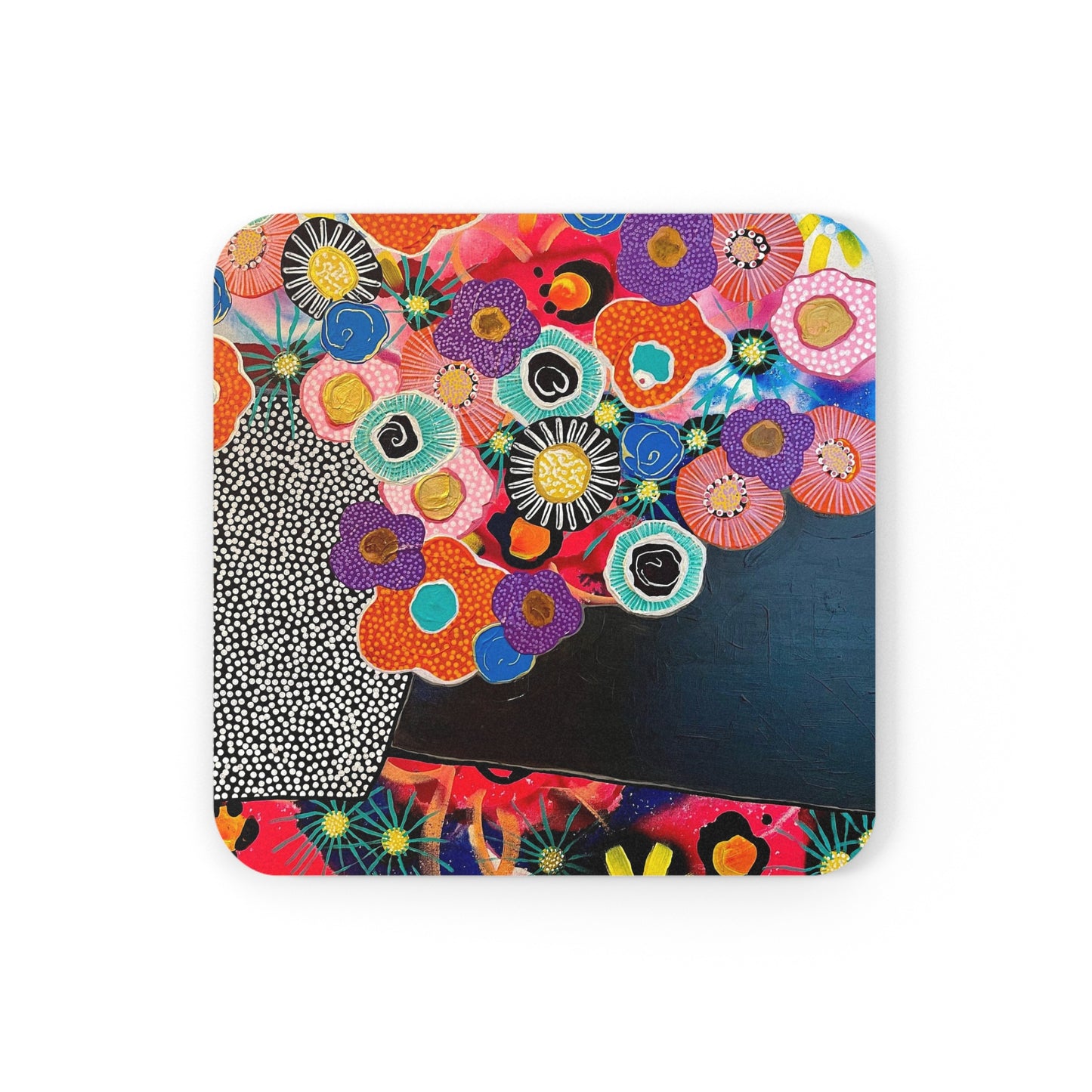 Square Cork Back Coaster