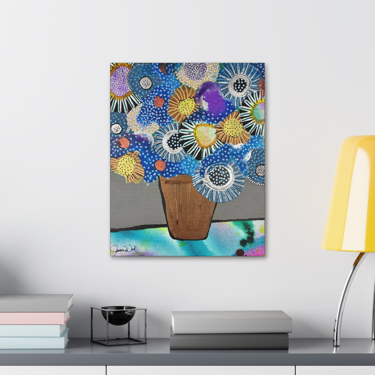 Canvas Print. Floral Still Life by Jessica Wood Artist