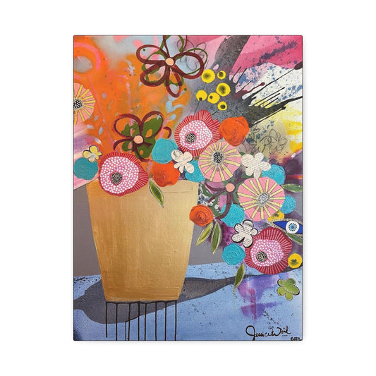Canvas Print. Floral Still Life by Jessica Wood Artist