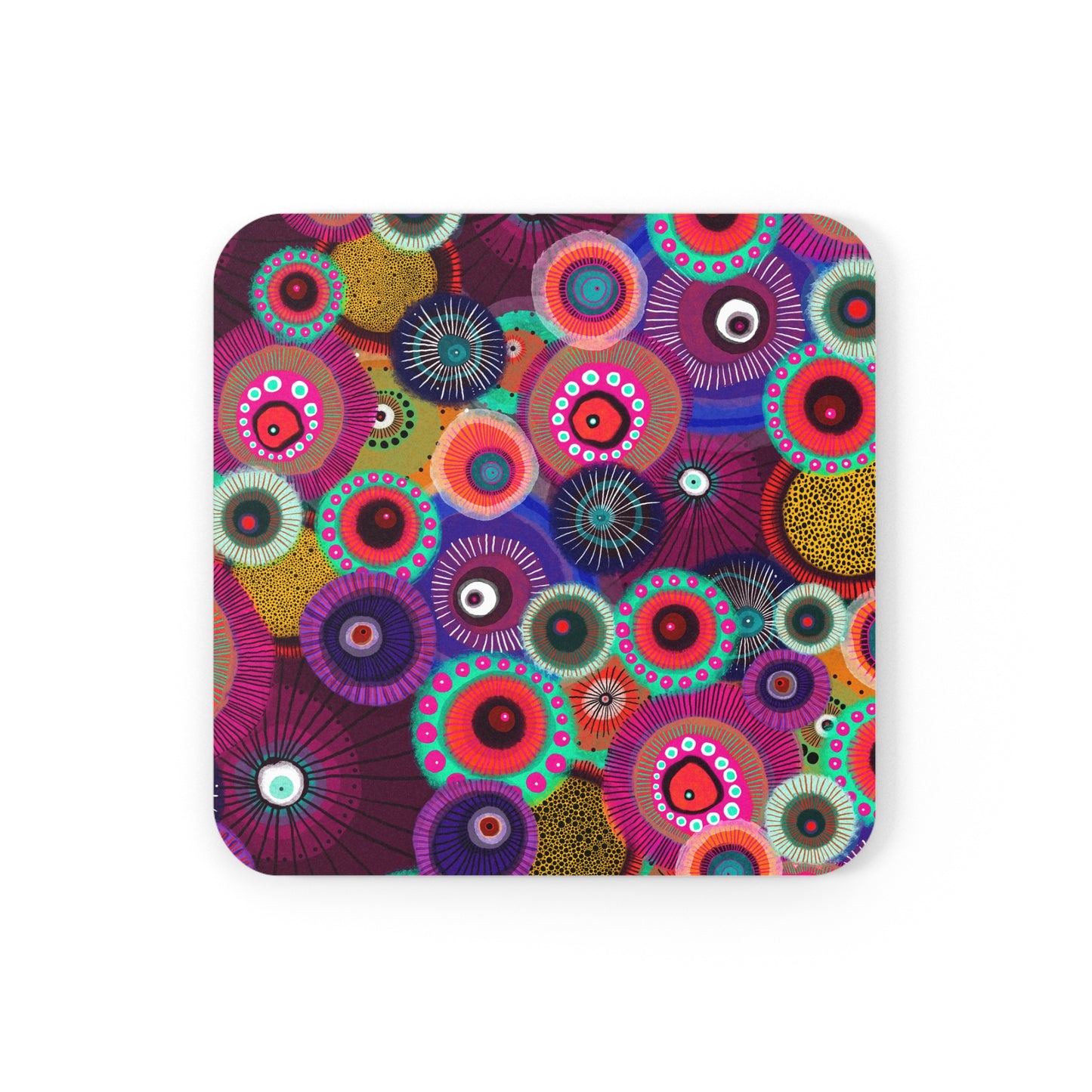 Square Cork Back Coaster