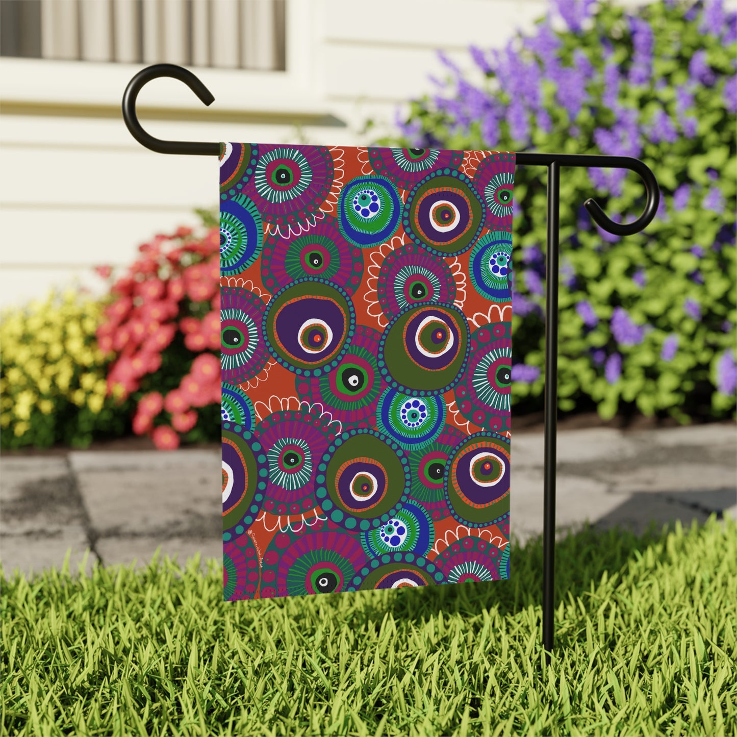 Jessica Wood Artist Garden or House Flag