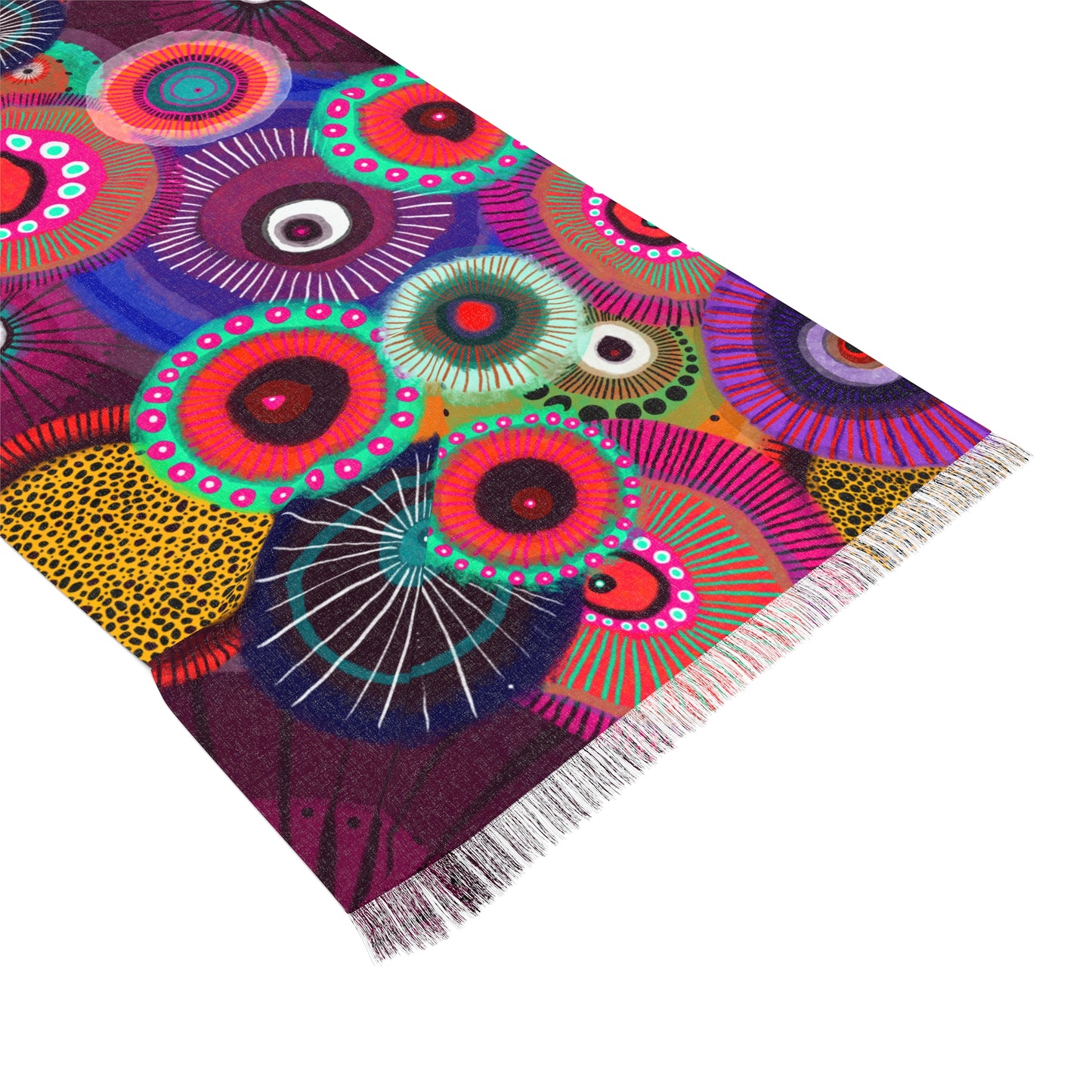 Floral Lightweight Scarf Wrap