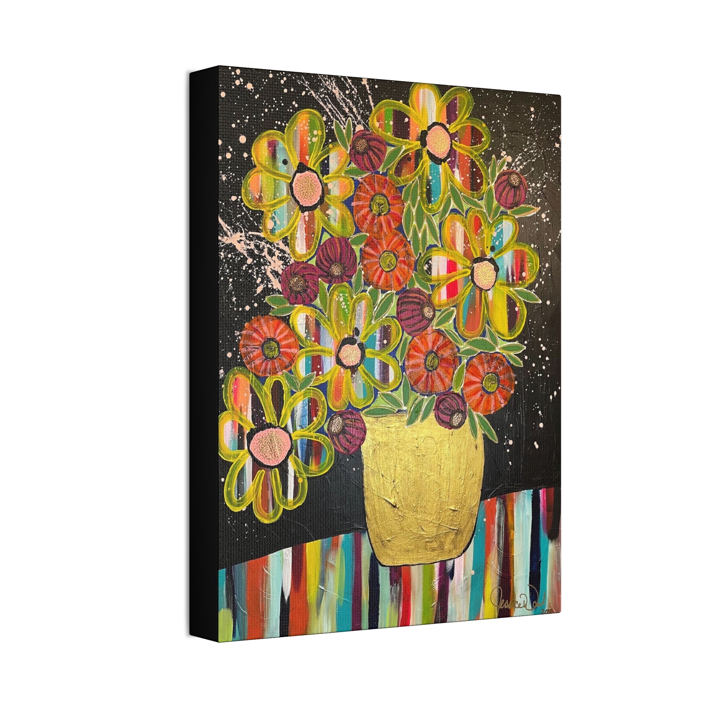 Canvas Print. Floral Still Life by Jessica Wood Artist