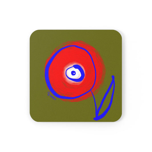 Square Cork Back Coaster