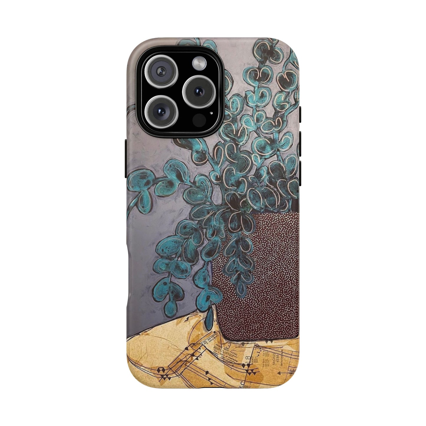 Protective Phone Case — Modern Still Life Abstract Design