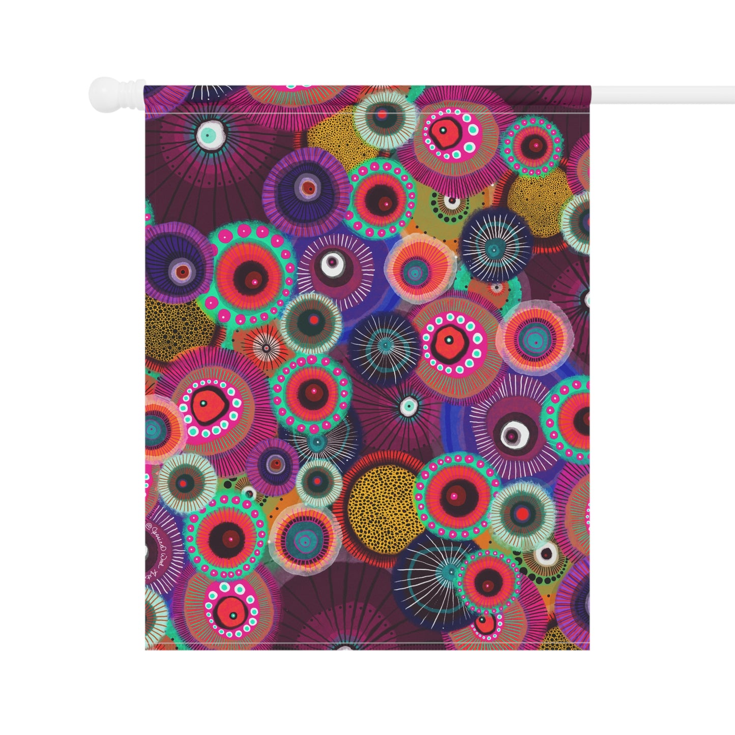 Jessica Wood Artist Garden or House Flag