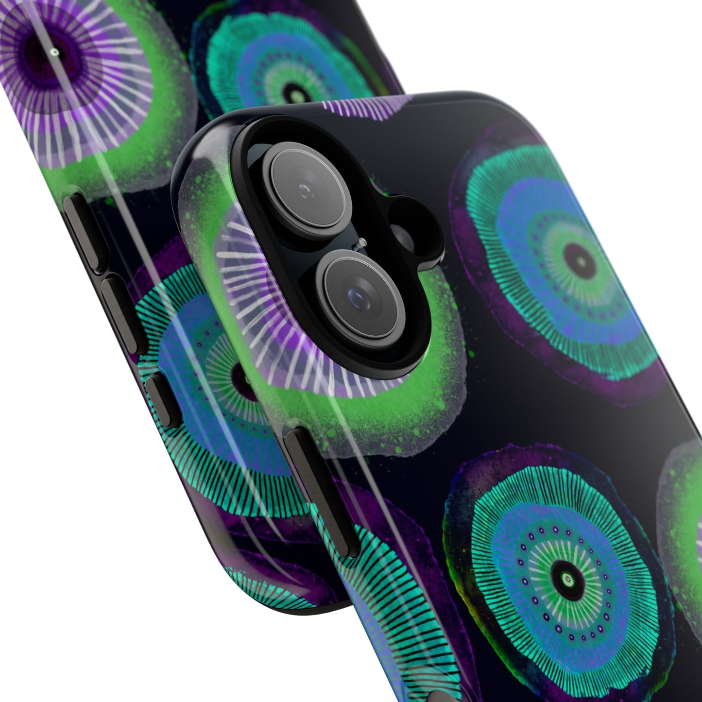 Protective Phone Case — Modern Floral Abstract Design