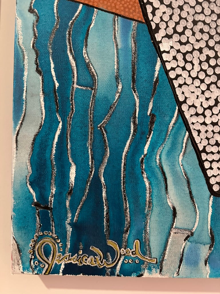 Take Me to the Sea- 24"x30" Mixed Media on Canvas