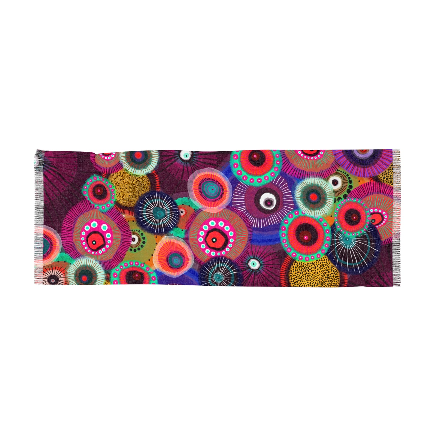 Floral Lightweight Scarf Wrap