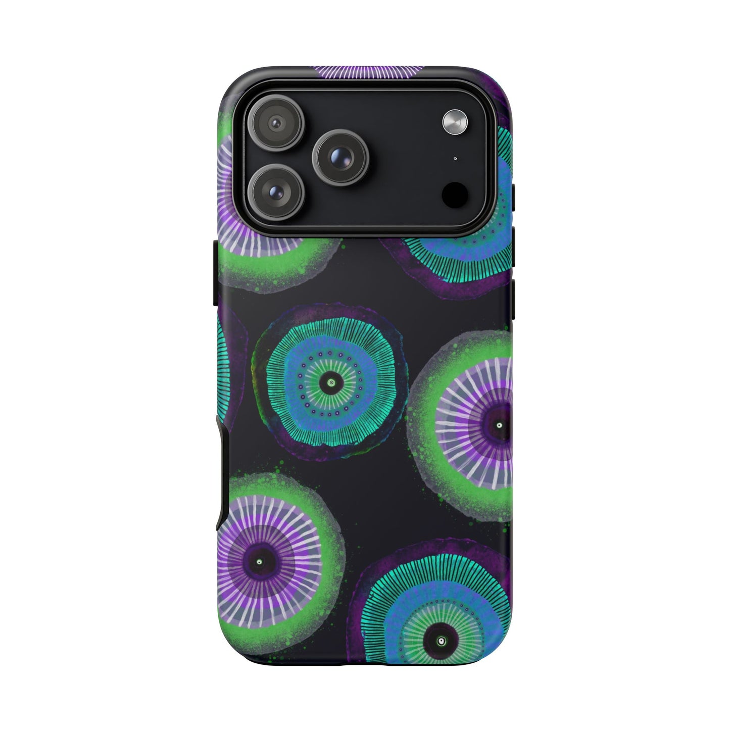 Protective Phone Case — Modern Floral Abstract Design