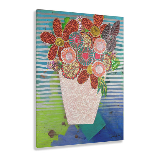 Acrylic Print, Floral Still Life by Jessica Wood Artist