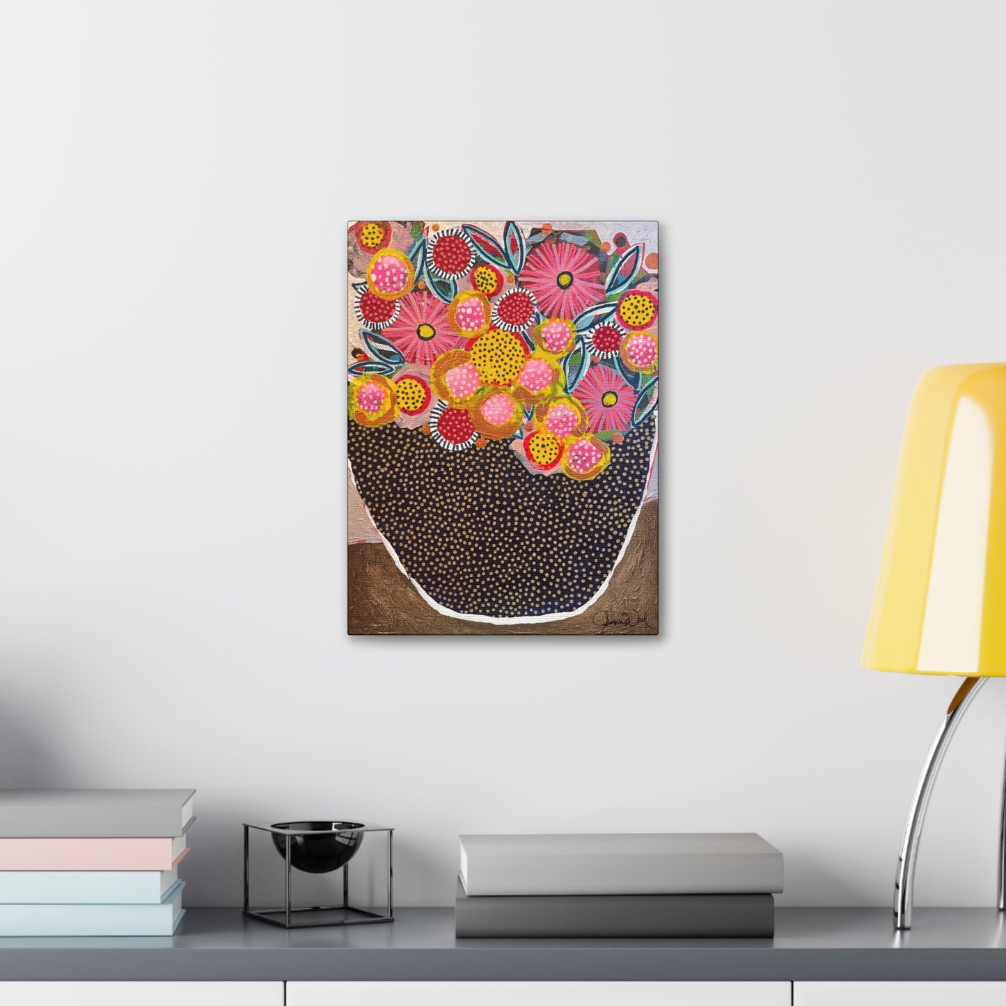 Canvas Print. Floral Still Life by Jessica Wood Artist