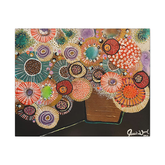 Canvas Print. Floral Still Life by Jessica Wood Artist