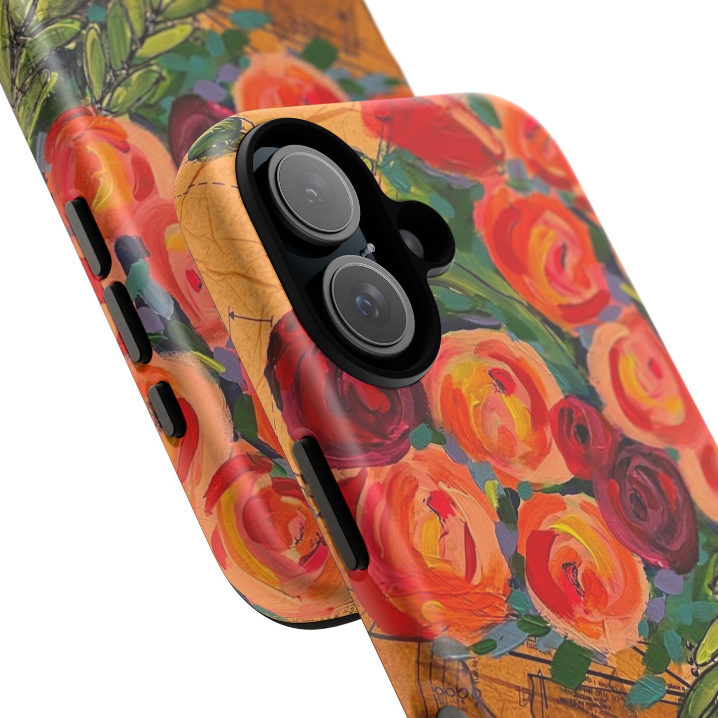 Protective Phone Case — Modern Floral Abstract Design
