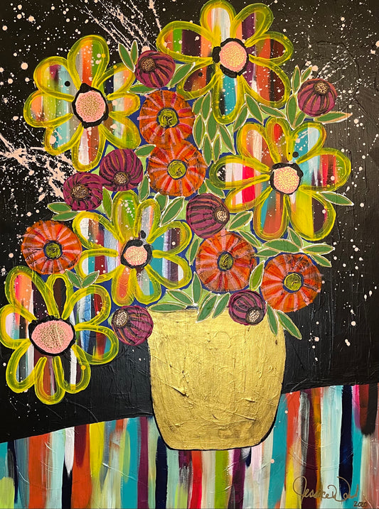 Floral Still Life. 8”x10” Art Print
