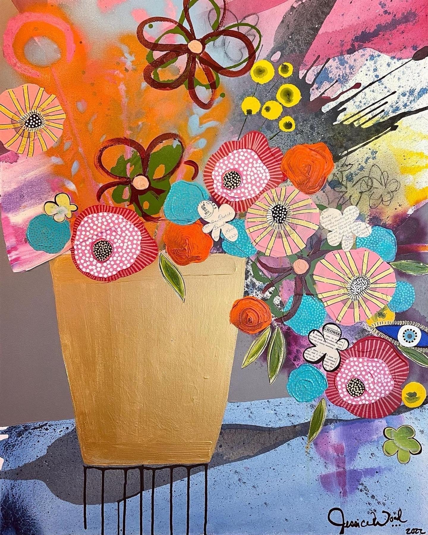 Floral Still Life. 8”x10” Art Print